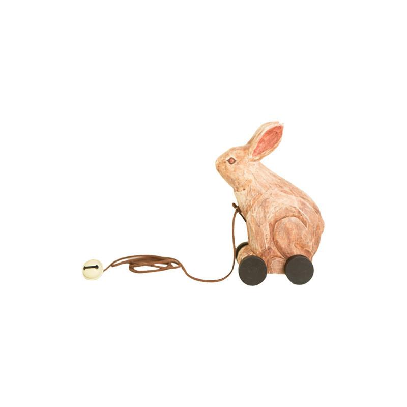 

Latticewood Handmade Toy Car With Retro Pink Bunny For Children And Gifts хаки