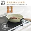 Takeda Corporation Pink 39 X X IH Compatible Ceramic Deep Frying Pan 20CM PI IHFFT20PI [Cooking/Frying Pan/IH Compatible] 23.4 7.2cm