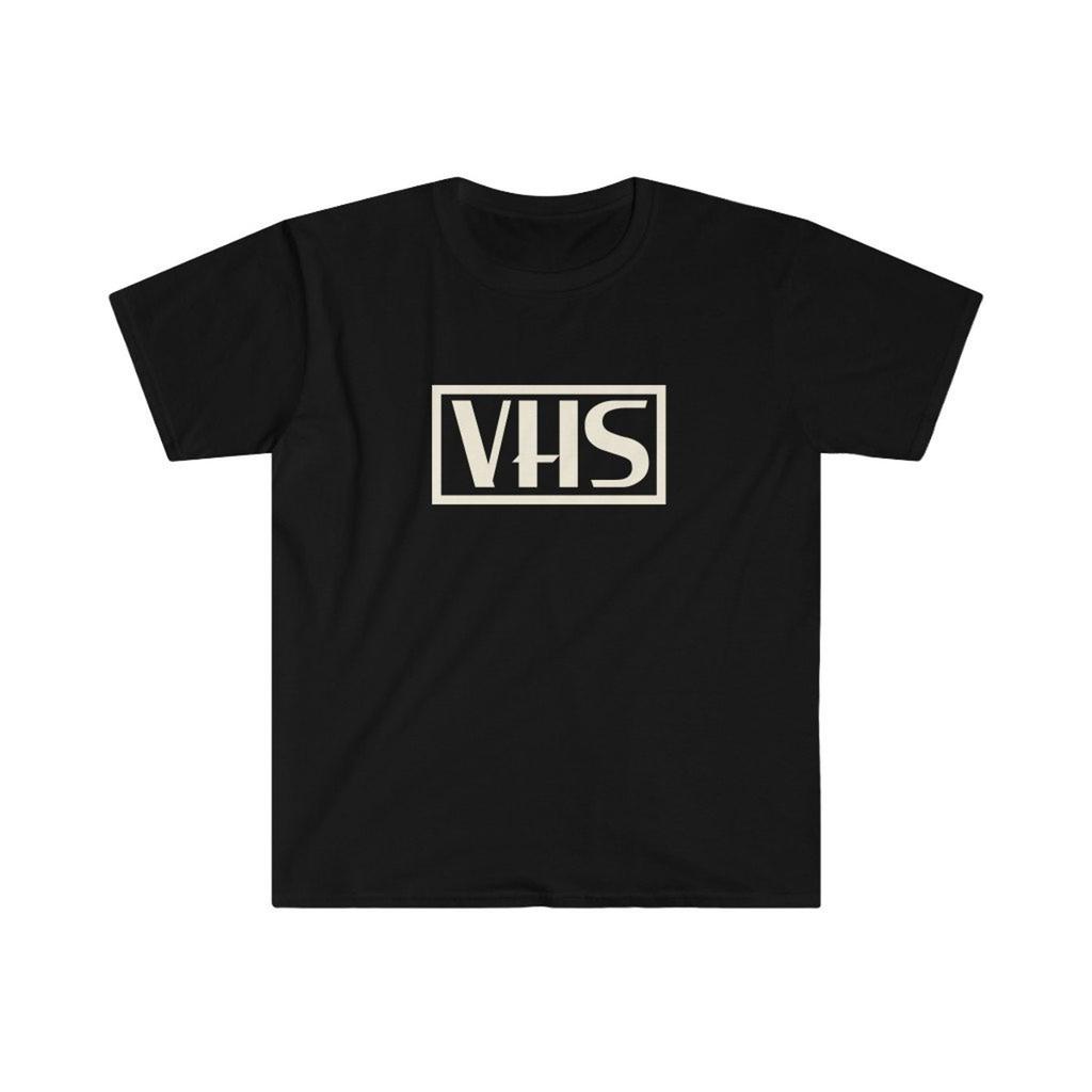 VHS Logo - Vintage 80er, 90er Unisex Softstyle T-Shirt