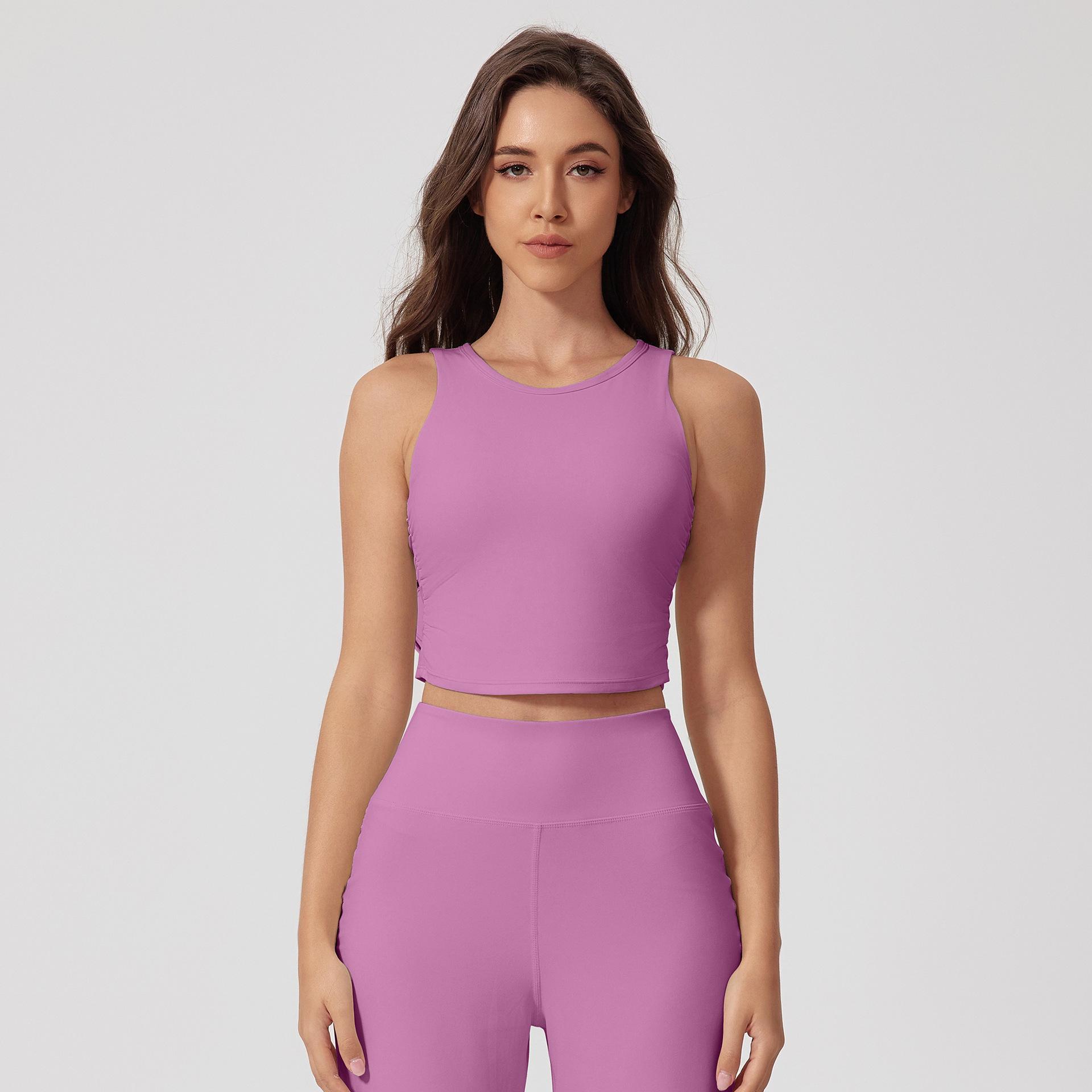 

Новый фитнес бюстгальтер-топ для йоги с U-образной спинкой и открытой спиной, быстросохнущий, ощущение обнаженности M