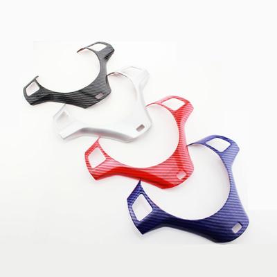 Carbon Fiber Car Steering Wheel Panel Decoration Cover Trim Moulding Sticker for BMW 1 3 Series E87 E90 E92 E93