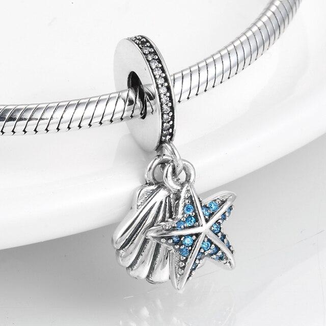 925 Sterling Silver Bead Openwork Sweet Hearts Crown Charms Beads Fit Jiuhao Bracelets Bangles Diy Womens Jewelry