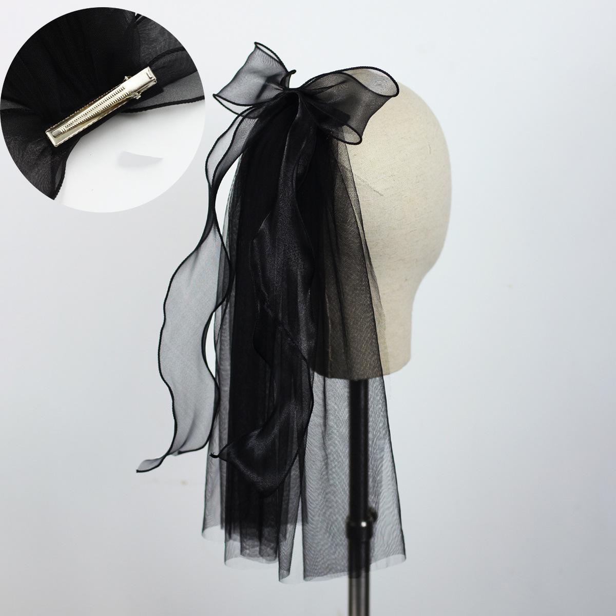 

Лісова серія Білий бант Коротка фата Весільна вечірка знімає фату нареченої чорний