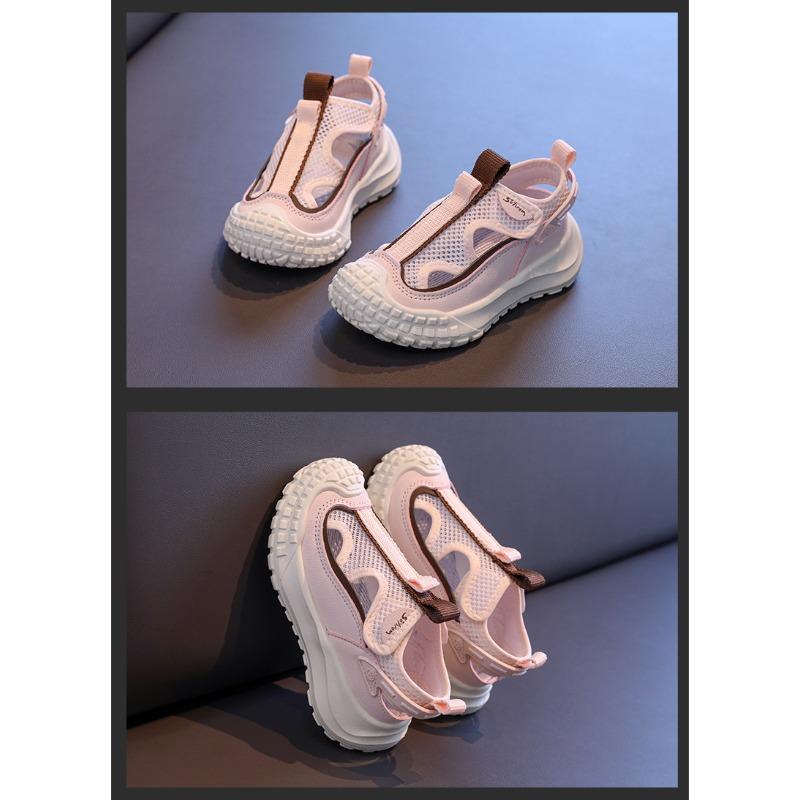 New summer outdoor casual sports sandals, hollow breathable mesh shoes for girls
