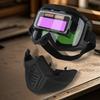 Yousheng Welding Helmet with Goggles Heat-Resistant Face Mask Split Removable Welding Shield for Eye Protection