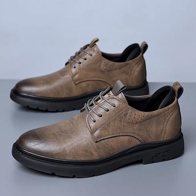 Lederschuhe Herren Frühling und Herbst Freizeit Atmungsaktiv Formelle Kleidung Rindsleder Herrenschuhe Junge Leute Business Lederschuhe