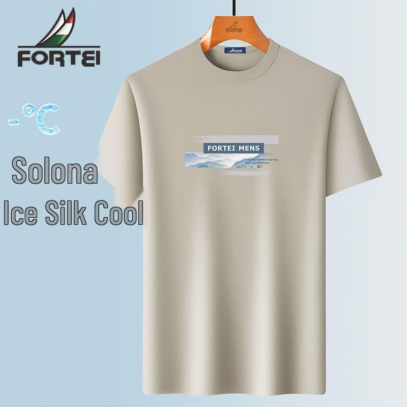 Futing Men s Sorona Blend Breathable Crew Neck T-Shirt 2XL