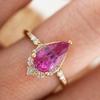 Trendy Water Drop Ring for Women - Elegant, Simple, Summer 2025 Fashion