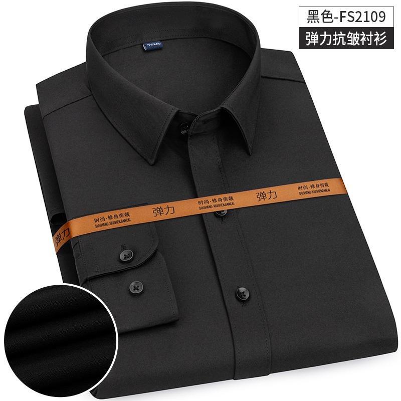 

Men Oxford Shirts Long Sleeve Casual Plaid Soft Regular Fit Formal Dress Shirt Social Blouse Male Clothes 44
