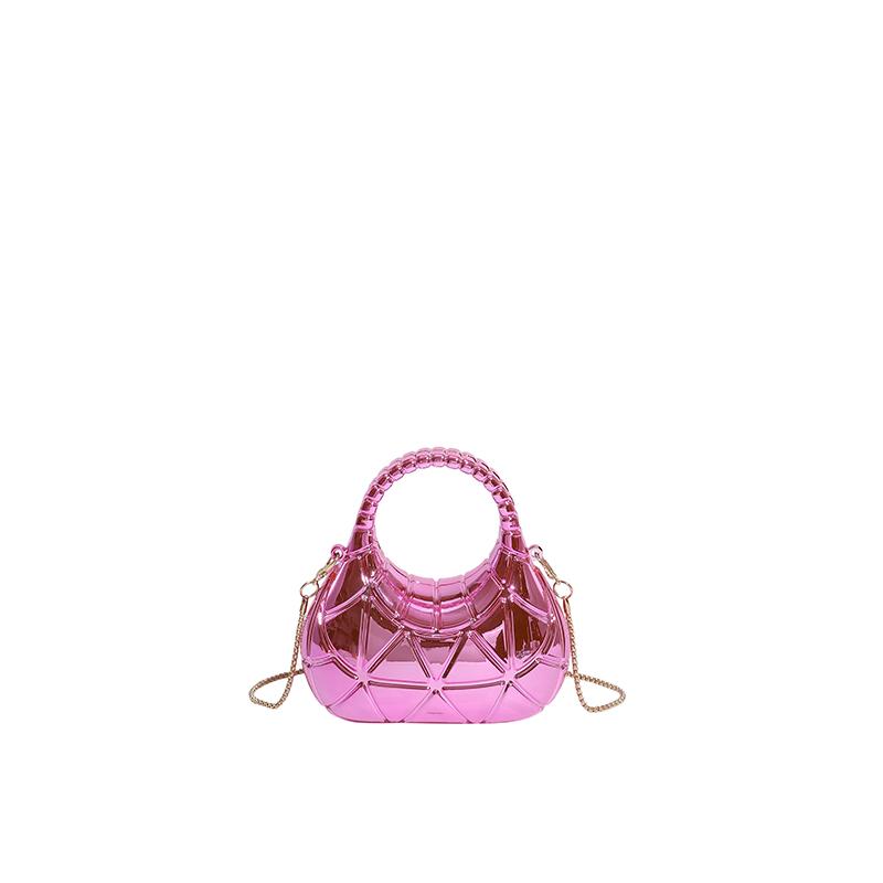Summer Acrylic Solid Texture Shape Shoulder Bag New Style Sweet Women's Crossbody Bags Advanced Luxurious Daily Matching Handbag