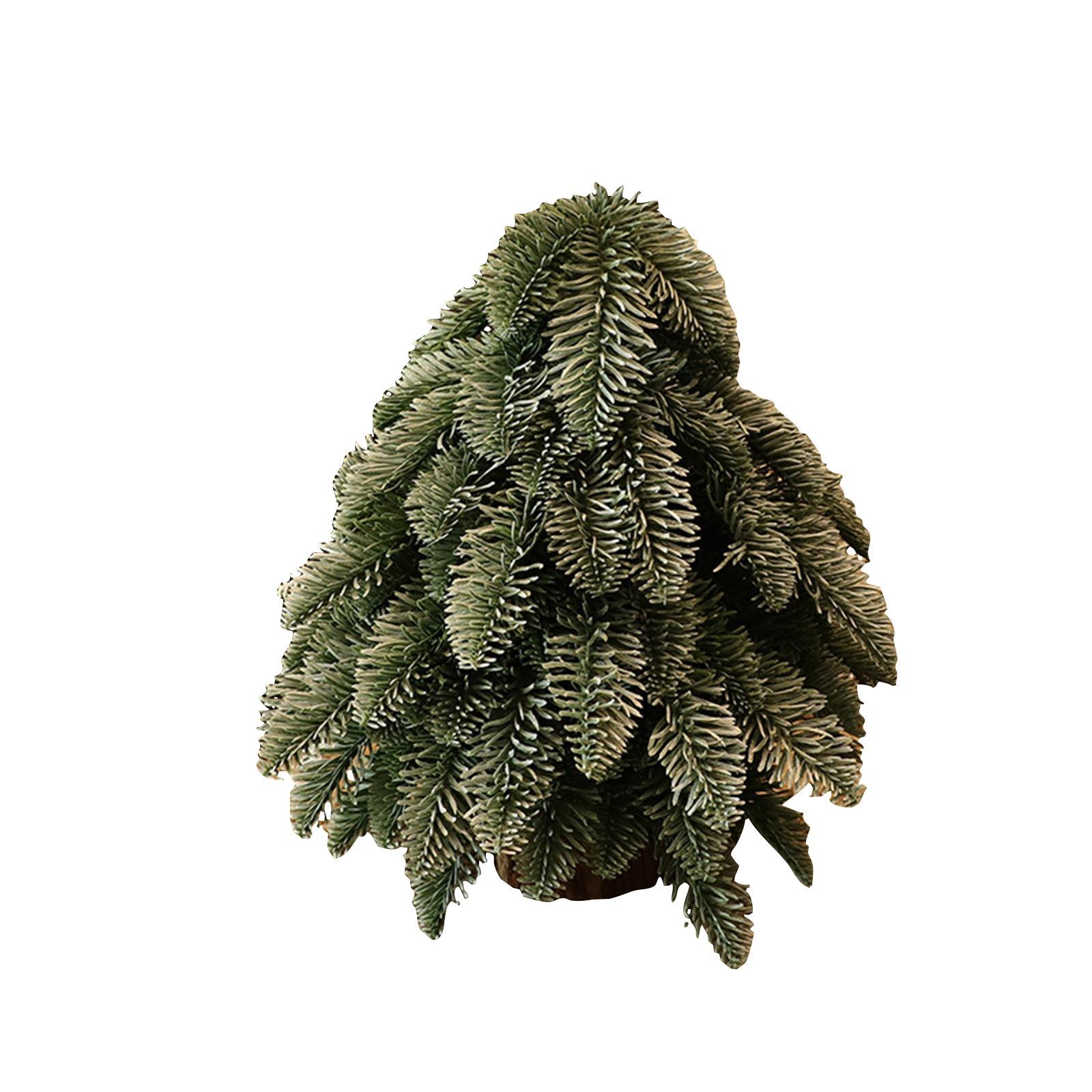 

Искусственная новогодняя елка, Подходит для настольного рождественского украшения, Маленькая комнатная новогодняя елка, Подходит для украшения дома One Size