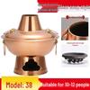 TLXT Thickened Purple Copper Charcoal Hot Pot
