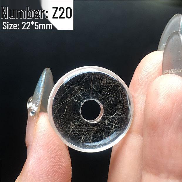 Золотой, Медный, Черный Рутиловый Кварц Лиса Резная Пластина Тыква Подвеска