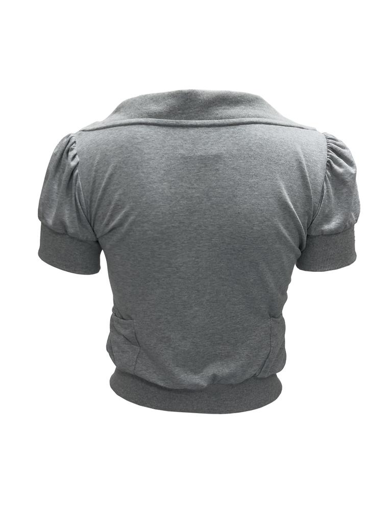 Setsetset Orbit Zip Top Grey