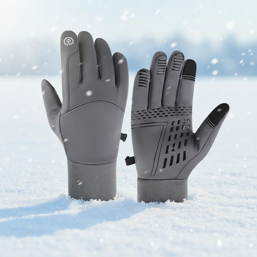 Men's Flip Winter Gloves Touchscreen Waterproof Polyester Windproof Cycling Fitness Mountaineering Outdoor Training Gloves