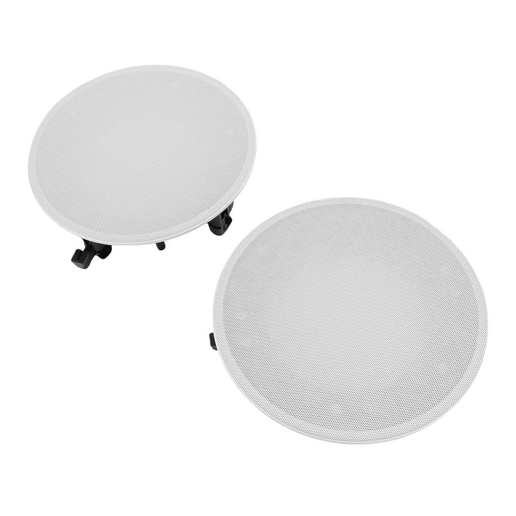 2 Set Ceiling Speaker Grille Cover Magnetic Metal Mesh Speaker Grille Protective Case for Supermarket