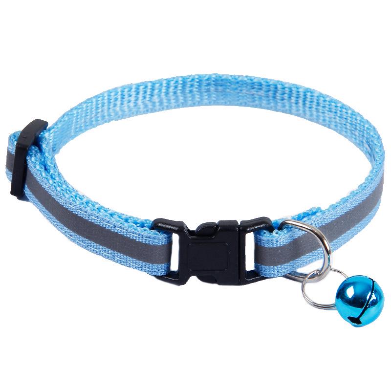 Reflective Cat & Dog Collar with Luminous Bell
