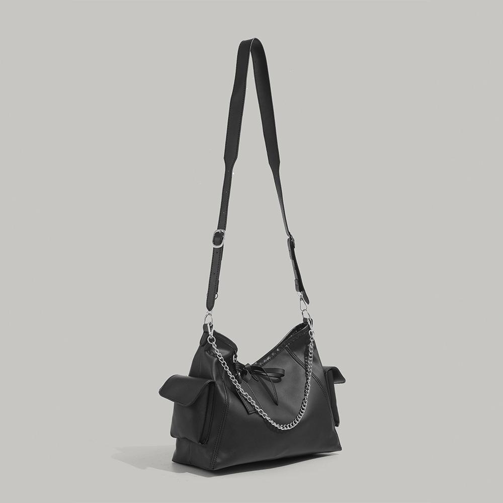 2025 New Women's Messenger Tote Bag, Large Capacity Chain Commuter Bag, Fashionable and High-end Single Shoulder Crossbody Bag