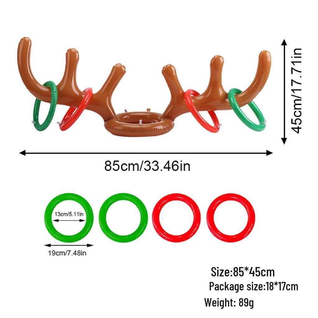 PVC Inflatable Antler Ring Toss Game Toy In Stock