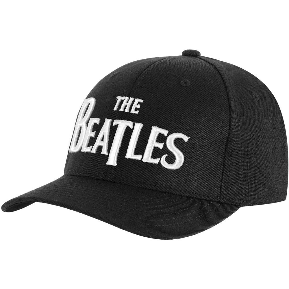 Beatles Drop T Logo Baseball Cap Adjustable Black Unisex T-Shirt L