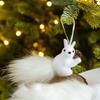 Artificial Christmas Squirrel Ornament Simulated Craft Foam Table Decor  Garden Decoration