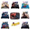 Spider-man Digitaldruck Bettwäsche-Set Superheld Fleece Dreiteiliges Set