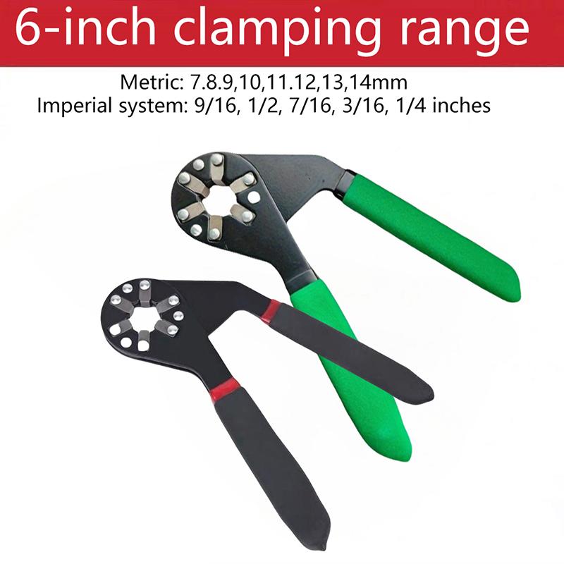 6/8In Multifunctional Adjustable Universal Wrench With Chrome Craftsman Wrench Grip Multifunctional Repair Hand Tool