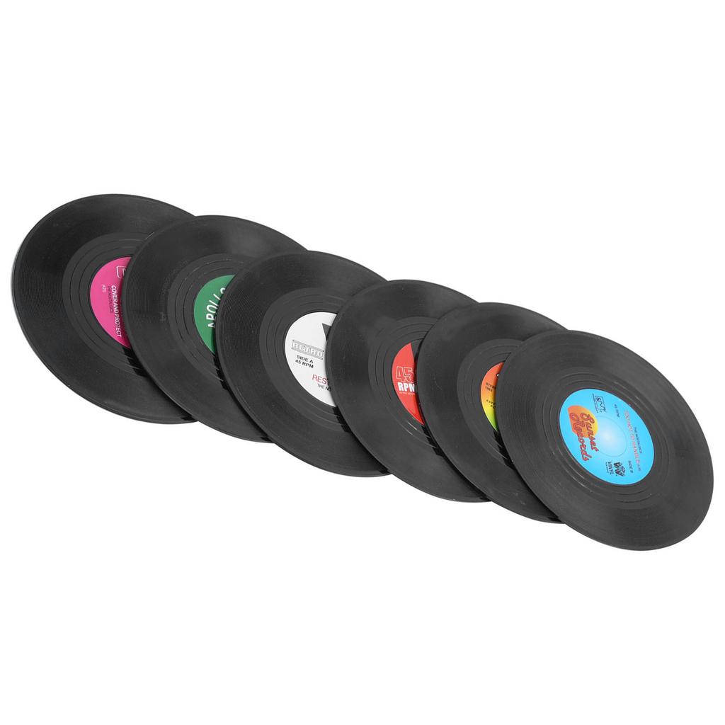 6Pcs set Coaster Innovative NonSlip Cup Mat Pad Placemat Drinkware Table Accessories