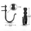 Vintage Wall Mounted Cast Iron Wall Hook Heavy Duty with Screws Clothes Hanger Hook Durable Thicken Anti-rust Rack Entryway
