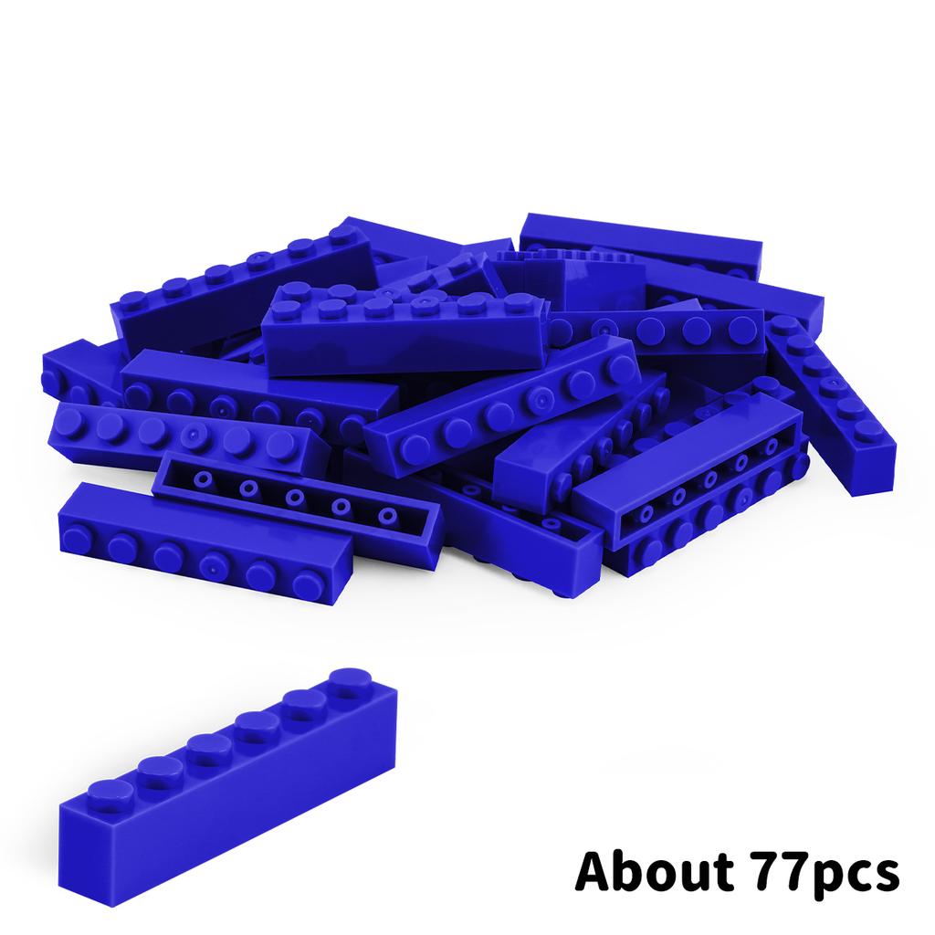 200g1x6 DlY Building Blocks Thick FiguresBricks Dots Educational Creative SizeCompatible With Playthings forChildren
