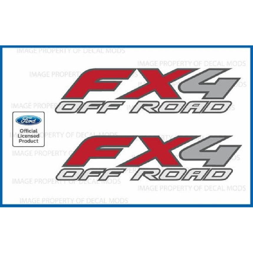 (2x) 97-10 Ford F250 FX4 OffRoad Decals Stickers F Truck Super Duty Off Road Bed