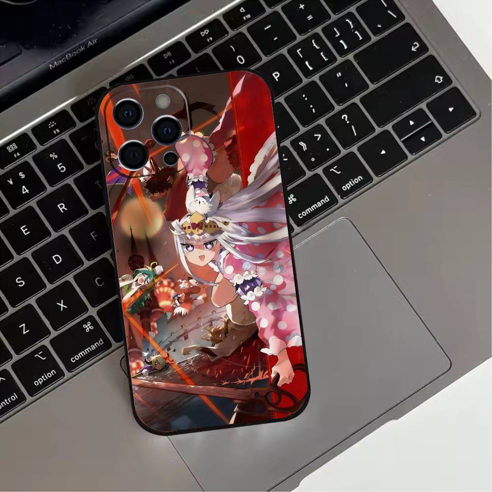 Sleepy Demon C-Castle  Phone Case For iPhone 17,16,15,14,13,12,11 Plus,Pro Max,XS,Soft Silicone Black Cover