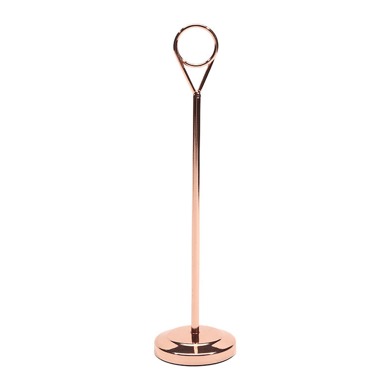 Round Shape Metal Card Holders Table Number Holders Photo Stands Memo Clip Wedding Birthday Party Supplies Note Clamp Stand