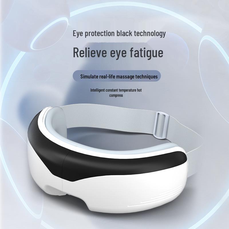 Rechargeable Eye Massager with Heat & Smart Massage for Eye Fatigue Relief