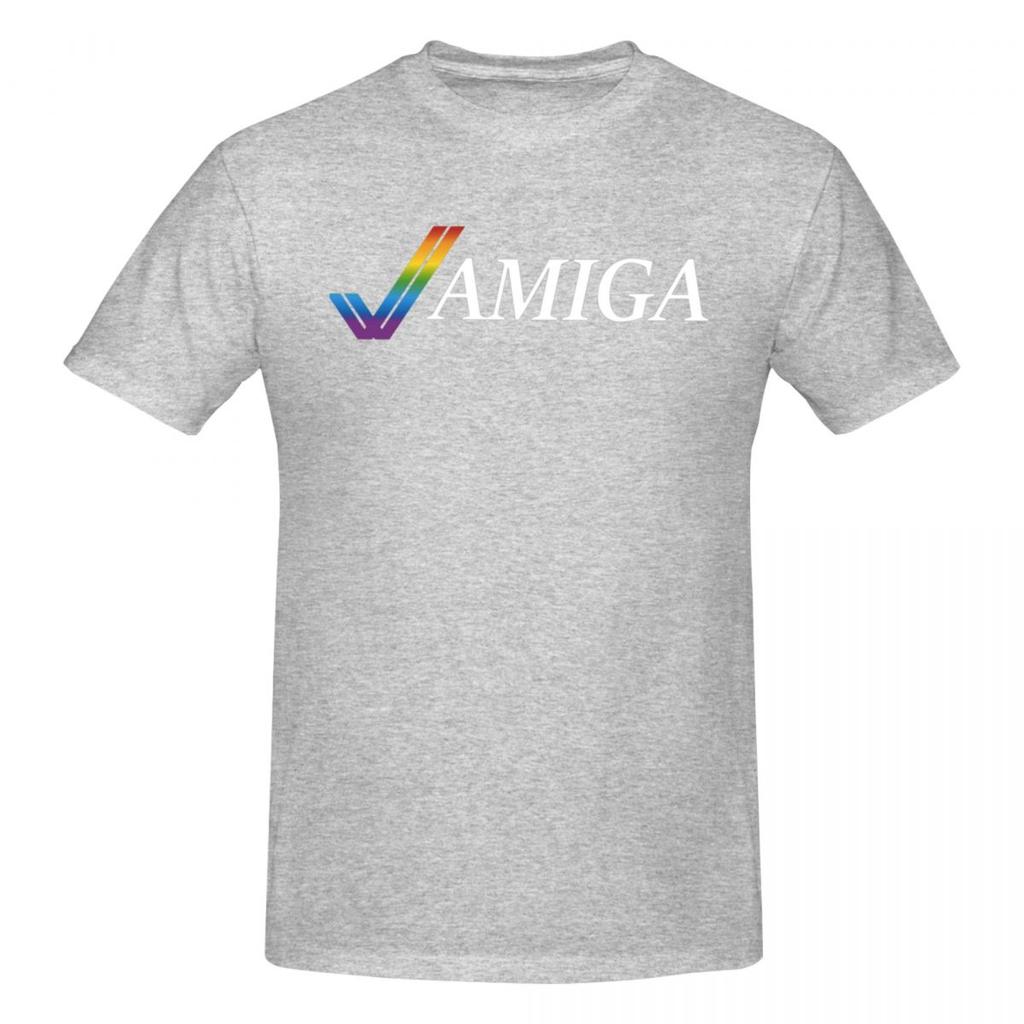 Unisex Amiga Gifts T Shirt Streetwear Oversized Cotton Crewneck Sleeve Tshirt Unisex