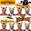 Terrifying Latex Lucifer Mask With Horns For Halloween Festivals And Costume Parties