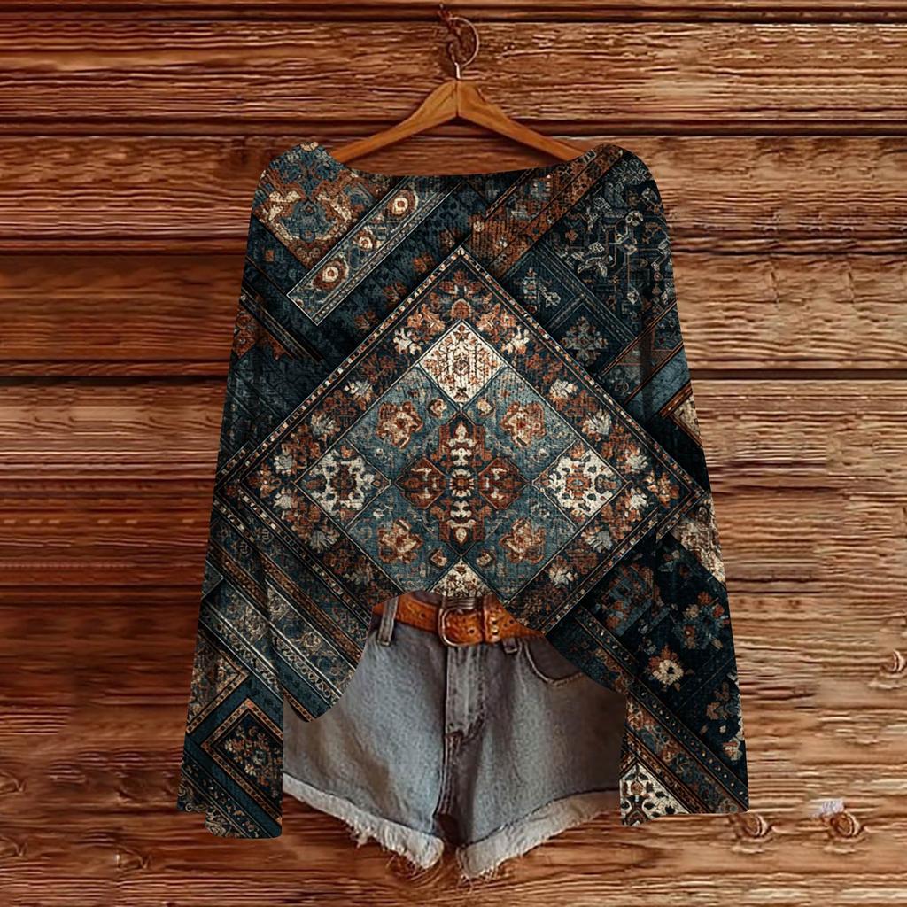 Dámský lehký svetr s kulatým výstřihem, ležérní pletený pulovr s dlouhým rukávem