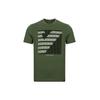 Logo Pattern Cotton Crew Neck Short Sleeve T-Shirt Men Tops Green 3Z1T89-1J00Z-0534