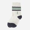 DOD Striped Ribbed Socks (Ivory Dark)