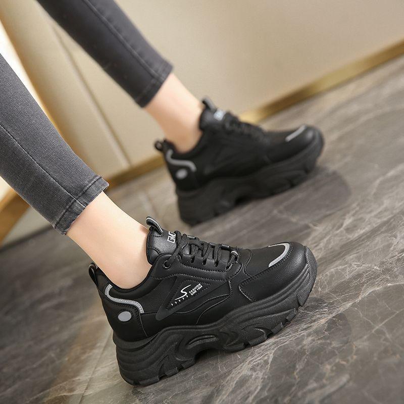 Dad shoes girl 2025 spring and autumn new popular casual shoes ins trendy retro high fried street light and comfortable, single shoes