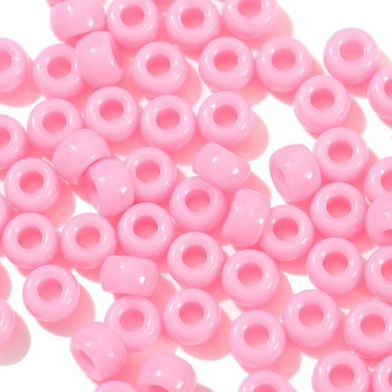 100 Buc/Set Mărgele Acrilice Vrac DIY Pre-perforate Brățări Coliere Handmade Confecționare Bijuterii Mărgele Distanțiere Colorate Kit Accesorii Artizanale Lucrate Manual