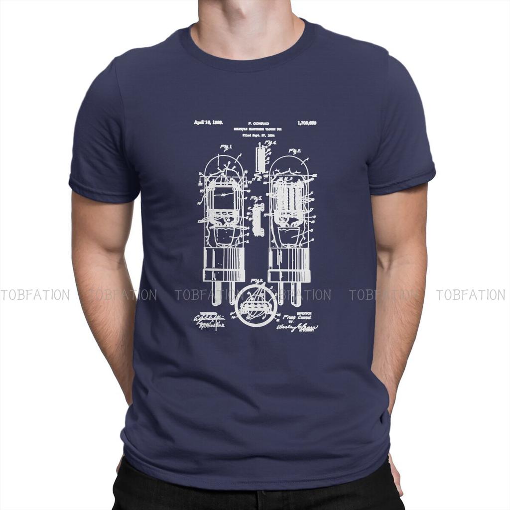 Patent 1924 O Neck Tshirt Vacuum Tube Fabric Original T Shirt Unisexs Tops Big Sale