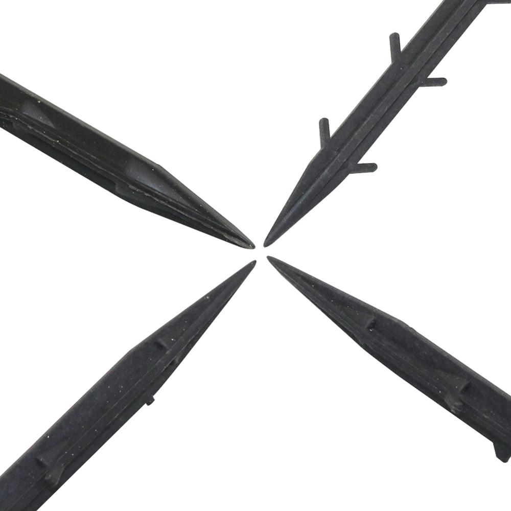 Garden Plastic Ground Stakes Nails 11cm/16cm/20cm/25cm Mulch Shading Anti-Pest Cloth Fixed Nails Plants Support Supplies 20Pcs