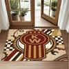 Kenworth Design Crystal Velvet Rug Soft Decorative Mat for Bedroom Entrance