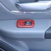5P Window Lift Switch Cover Trim For Dodge Ram 1500 11-24 Accessories Red Carbon