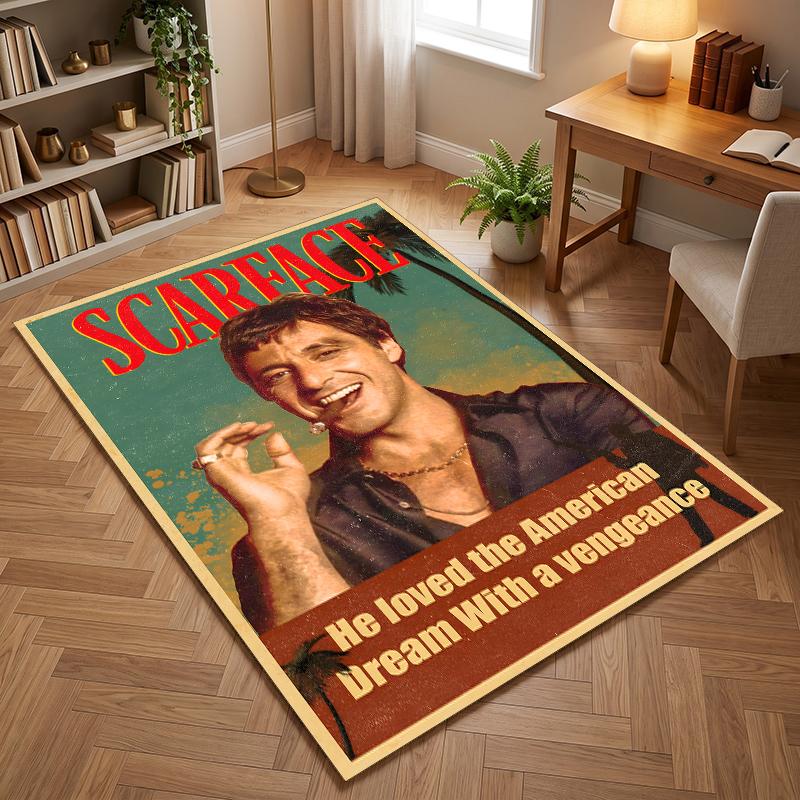 Scarface (5) Office carpets suitable for living rooms bedrooms offices and kitchens a gift for modern home decor