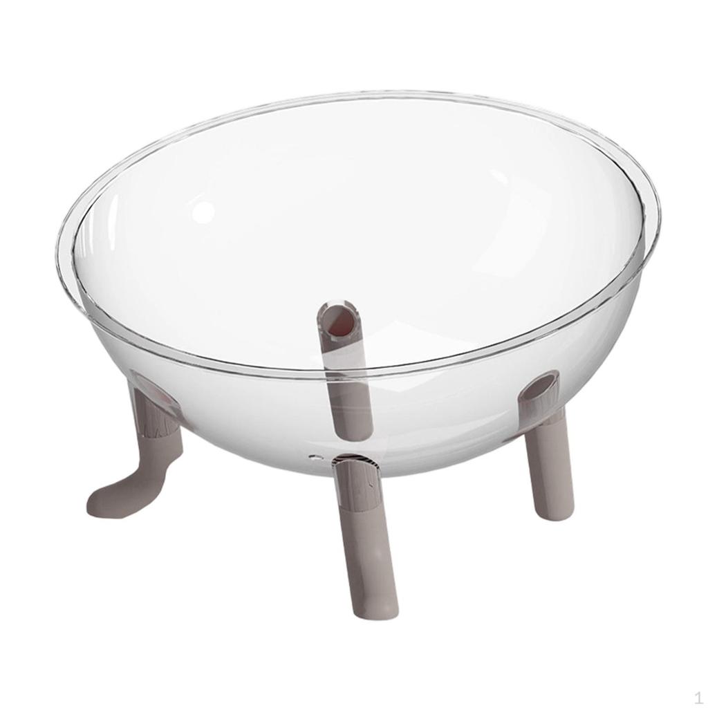 Capsule Cat Bed House Lightweight Raised Acrylic Dome Easy to Clean Gift Ornament Kitten