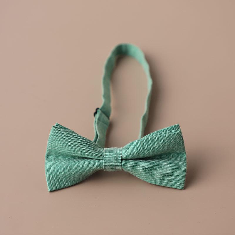 New Cotton Bow tie Kids Bow ties Boy Girls Bow knot Adult Solid Color Bow Ties Cravats Party Bowties For Children Gifts