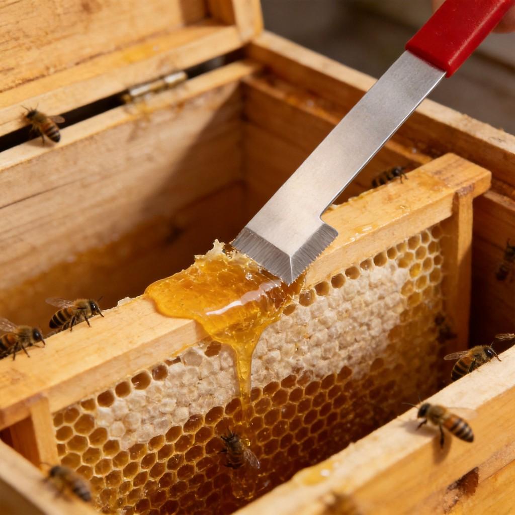 Beekeeper Stainless Steel Hive Tool With Flat Scraper And Pry Bar For Honey Harvesting