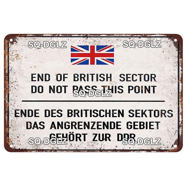 [SQ-DGLZ] Vintage Retro Achtung Berlin Tin Sign Metal Sign Shop Plate Home Bar Wall Sticker Decoration Plaque Poster Decor Gift